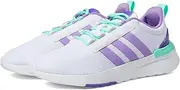 [adidas] Girl's Racer TR21 (Little Kid/Big Kid) White/Violet Fusion/Pulse Mint 11.5 Little Kid M