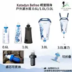 【現貨】瑞士KATADYN BEFREE 輕量隨身戶外濾水瓶 0.6L/1.0L/3.0L