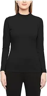 [P&R DANCEWEAR LTD] New Ladies Turtle Neck Long Sleeved Stretch Plain Polo Top Womens Jumper – Casual Wear – Comfortable Fit – Light Weight – Roll Neck – T-Shirt – Winter Wear