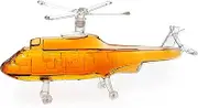 Helicopter Wine & Whiskey Decanter Black Hawk Chopper 8" x 16" The Wine Savant - Heli Gifts for Men - Glass Helicopter Figurine Gift , Bourbon and Scotch Decanter - Military Veteran Gifts - 750ml