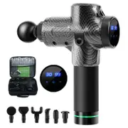 Massage Gun for Fitness : Portable High Frequency -Carbon Fibre