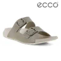 在飛比找momo購物網優惠-【ecco】2ND COZMO W 科摩可調式休閒真皮涼拖鞋