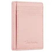 Front Pocket Wallet Minimalist Leather Slim Wallet RFID Blocking Medium Size(...