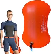 Swim Bubble, Open Water Pull Buoy, Lightweight High Visibility Swimming Equipment Bags for Swimmers and Triathletes
