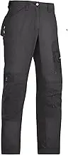 Snickers 33130404116 Rip-Stop Trousers, 1 Piece, 116, Black