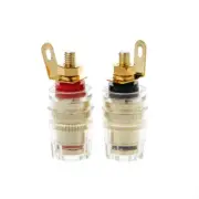 2Pcs 4mm Banana Plugs Female Socket Plug Wire Connector 2Colors Multimeter