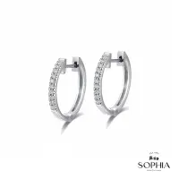 在飛比找Yahoo奇摩購物中心優惠-SOPHIA 蘇菲亞珠寶 - 圍繞 14K金 鑽石耳環