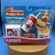 Playskool McDonald's Happy Meal Set Chicken Nuggets 2000 Hasbro NEW Sealed HTF