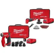 Milwaukee 4-in-1 Drill/Driver Kit 3/8" + Multi-Tool Kit Brushless Cordless 12V