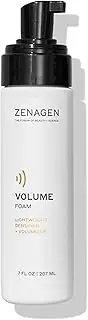 ZENAGEN Volume Foam | Lightweight Densifier + Volumizer, Boosts Hair Volume & Thickness, Provides Lightweight Hold, Nourishes & Strengthens Hair, Non-Greasy Plant-Based, Vegan, All Hair Types, 7 oz