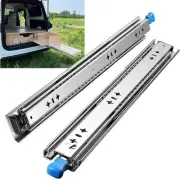 Heavy Duty Drawer Slides with Lock 34 Inch,3-Fold Full Extension Locking Draw...