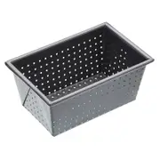 Mastercraft 16x10cm Crusty Bake Non-Stick Box Sided Loaf/Bread Pan - Black