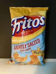 Brand New Fritos Lightly Salted 50% Less Flavored Lay Corn Chips Bag 9.25oz
