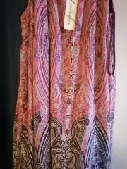 Autograph dress pink black tones lined Sz 26 BNWT $130... Reduced...