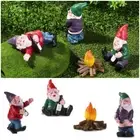 Elf Drunk Elves Micro Landscape Dwarf Figurines Fairy Garden Miniature Gnomes