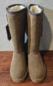 New Womens Bearpaw Greta 1904W Hickory II Boots Size 6