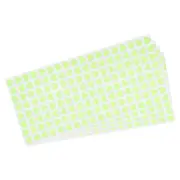 Glow in the Dark Tape Heart,0.39" Heart 144 Glow Heart on 1 Sheet Green 4pcs