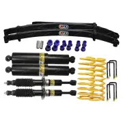 2" Foam Cell Lift Kit Shocks King Springs EFS Leaf for Toyota Hilux GUN126