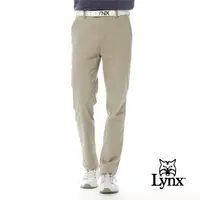 在飛比找森森購物網優惠-【Lynx Golf】男款彈性舒適經典百搭素面卡其褲平口休閒