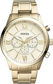 [FOSSIL] Flynn Gold Analog Watch BQ1128IE