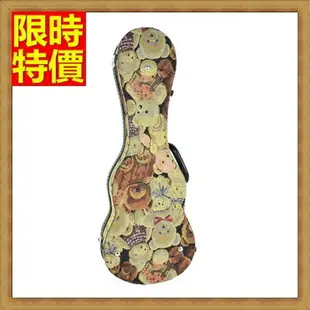 烏克麗麗盒ukulele琴箱硬盒配件-23吋加厚木板可愛小熊手提背包保護箱琴盒69y41【獨家進口】【米蘭精品】