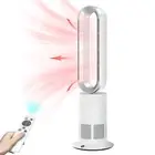 ANGELO Bladeless Rotation Fan Cool Hot Air Flow Timer Touch Control 10 Speeds