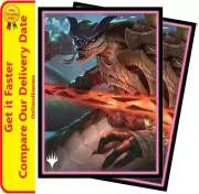 ULTRA PRO MTG Kamigawa Neon Dynasty 100ct Deck Protector Sleeves Chishiro B NEW