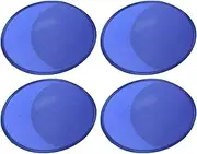Mellisso 4X Foldable Round Fan-Blue