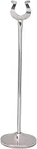 Place Card Holder, Stainless Steel Table Number Holder with Stable Base, Table Top Sign Stand Decor for Restaurant Banquet Wedding Party Office (Stainless steel 2)