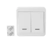 Ac Panel 86 Wall Wireless Remote Control Relay Switch Transmitter & Receiver 110-220V 2 Ways