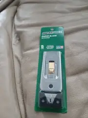 Heavy Duty MasterForce Metal Razor Blade Scraper w/ 5 Blades