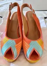 Robert Clergerie Dori Wedge Sandals - Never Worn, Perfect Condition. Size 38.5