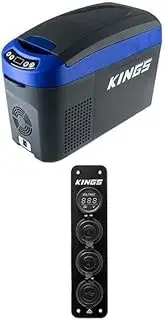[Adventure Kings] Portable 15L Centre Console Fridge Freezer + 12V Accessory Panel