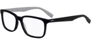 Hugo Boss Men's Matte Black Havana Rectangular Eyeglass Frame - HG0267 00AM 16
