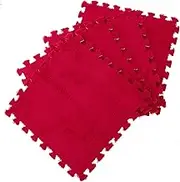 Vaguelly Thick Filling Plush Mat 4pcs Tatami Cushion for Sofa Dining Office Car Skin-Friendly Floor Mat