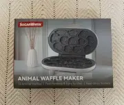 Animal Mini Waffle Maker for Kids, Mini Pancakes Maker Machine Animal Molds