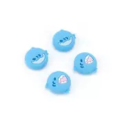 GeekShare 4PCS Soft Thumb Grip Caps for Nintendo Switch/ Lite/OLED New Shark