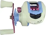 [AIMALL] Baitcasting Fishing Reel 18+1BB High Speed Drop Wheel Left/Right Hand Macaron Reel with Brass Spindle Gear Ceramic Outlet for Freshwater Saltwater Casting
