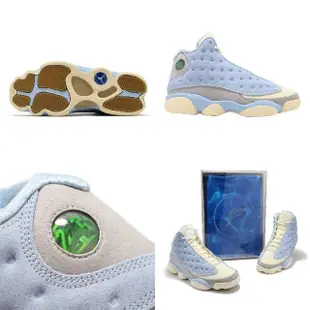 【NIKE 耐吉】休閒鞋 Air Jordan 13 Retro SP 男鞋 藍 米白 AJ13 高筒 復刻 麂皮(DX5763-100)