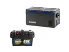 Adventure Kings 75L Stayzcool Portable Fridge Freezer Mini Cooler + Battery Box