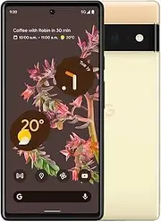 Google Pixel 6 Pro 128GB ROM + 12GB RAM Factory Unlocked 5G Smartphone (Sorta Sunny) (Renewed)
