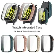 For Redmi Watch5 Active/5 Lite Tempered Glass Screen Protector Watch Case Cover