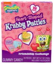 Sponge Bob SquarePants Heart-Shaped Krabby Patties Friendship Exchange 18 Pack