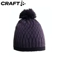 在飛比找樂天市場購物網優惠-【CRAFT 瑞典 羊毛雪花帽《紫》】1905530/保暖帽
