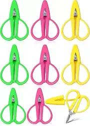6 Pcs Mini Scissors Thread Tiny Colorful Travel Scissors Back to School Sewing S