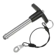 T Handle Lock Pins, 10mm Dia. 60mm Usage Length Push-Button Ball Locking Pin