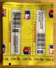 1991 Panini Baseball Stickers Pack Dave Parker #171 Brewers Showing On Back