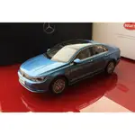 福斯原廠 1/18 VW LAMANDO 藍色轎車模型