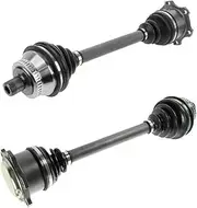 CV Axle Shafts Front Left LH & Right RH Pair Set Compatible With S4 A4 VW Passat