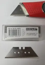 Mozart Solingen Utility Knife Standard STRAIGHT BLADES Carbon Steel 975.065